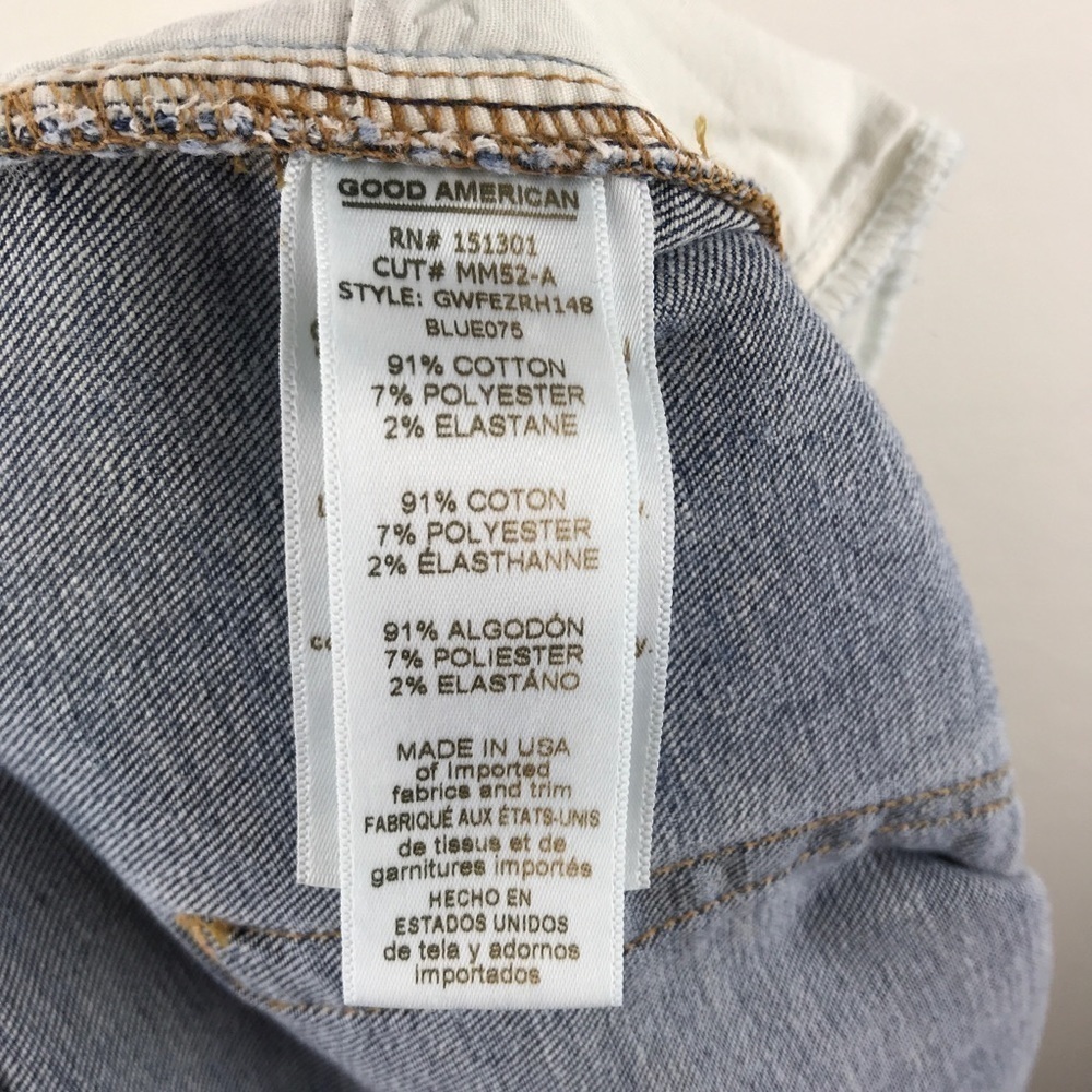 NWT Good American Light Blue Skinny Jeans - Picture 9 of 9